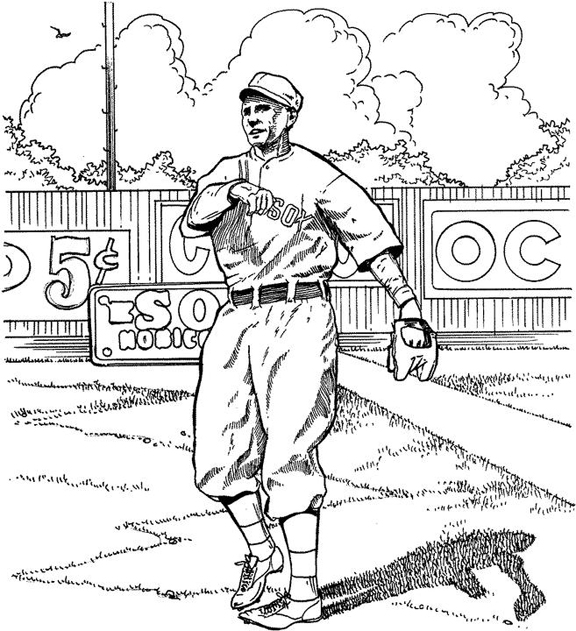 Red sox outfielder baseball coloring page purple kitty