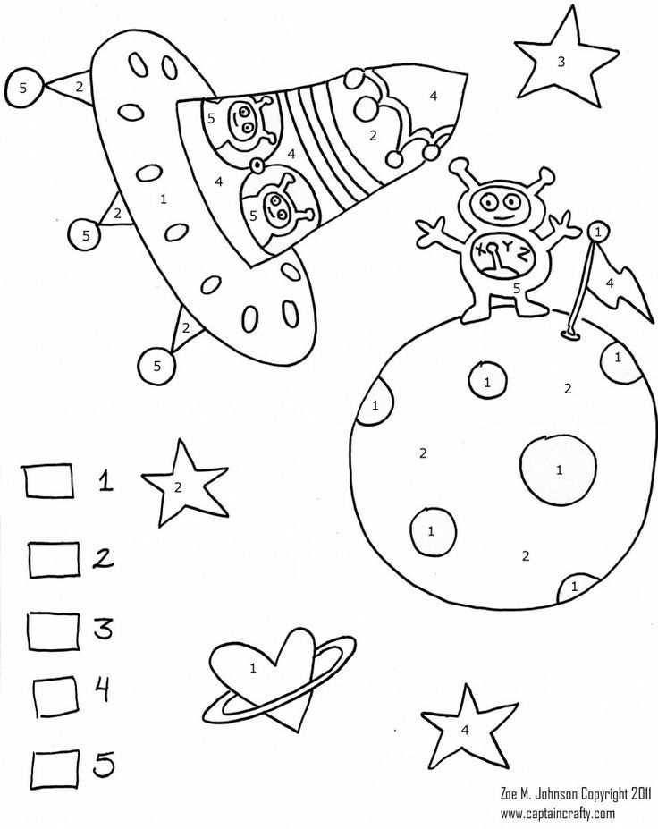 Space color by numbers worksheet space coloring pages space crafts space coloring sheet