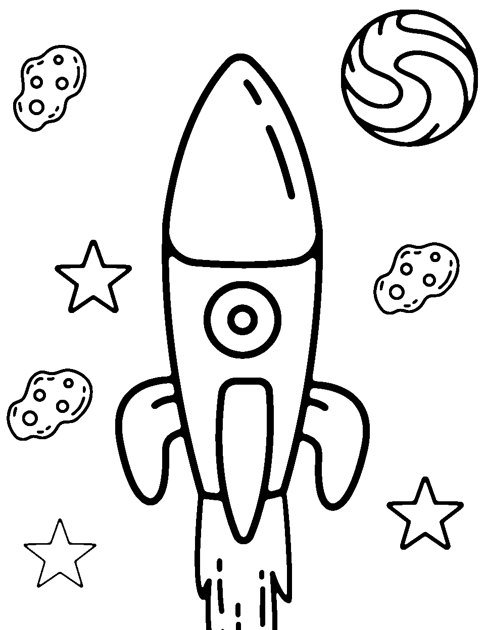 Outer space coloring pages free printable sheets