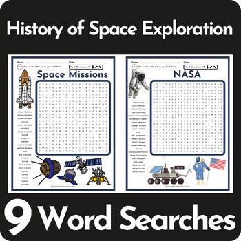 Space wordsearch tpt