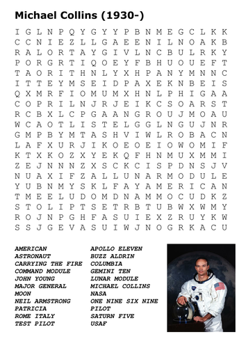 Space exploration word search pack teaching resources