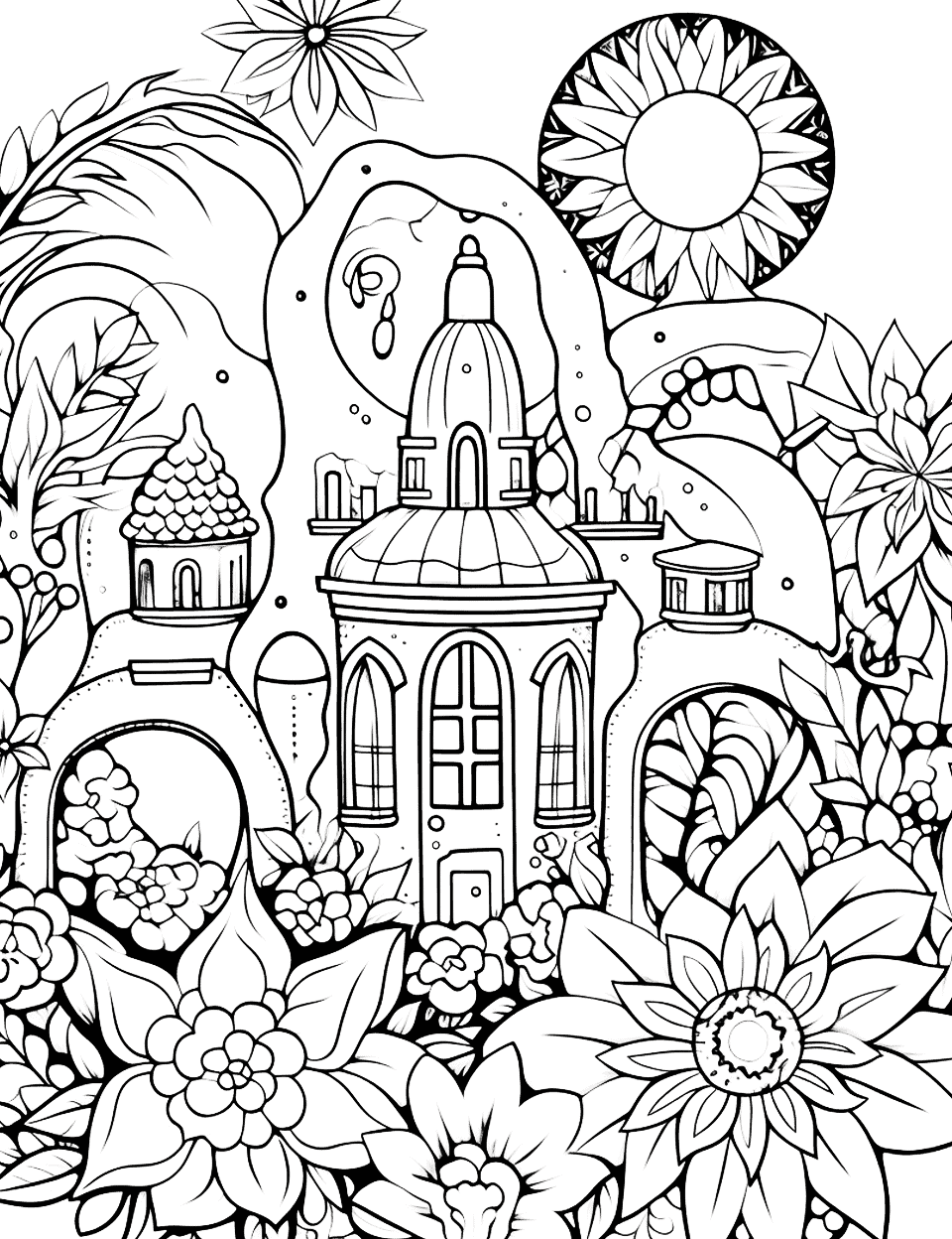 Adult coloring pages free printable sheets