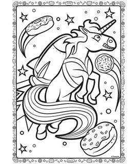 Space and astronomy free coloring pages