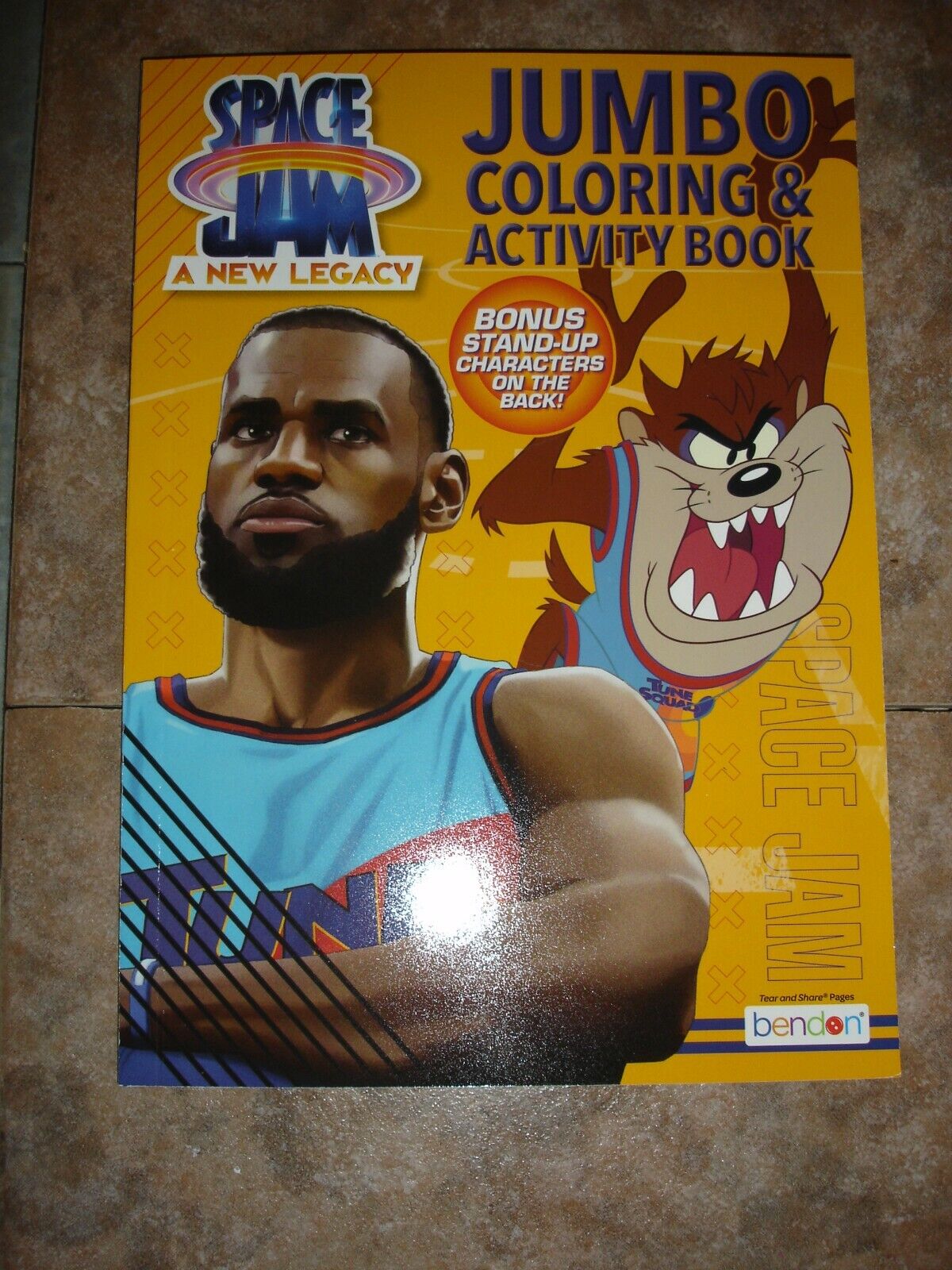 Space jam new legacy lebron james jumbo coloring activity book bugs bunny