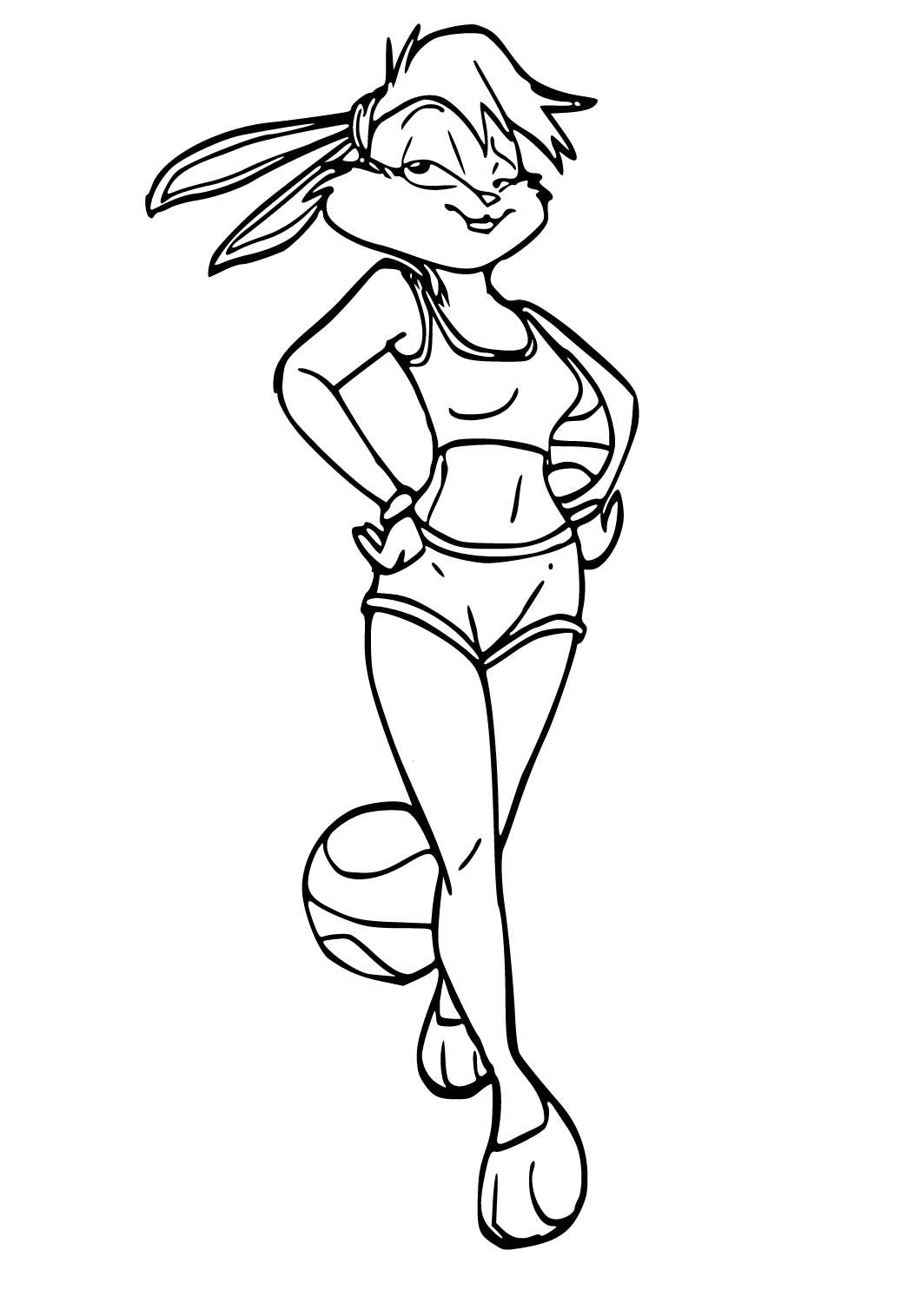 Free printable space jam gorgeous coloring page for adults and kids