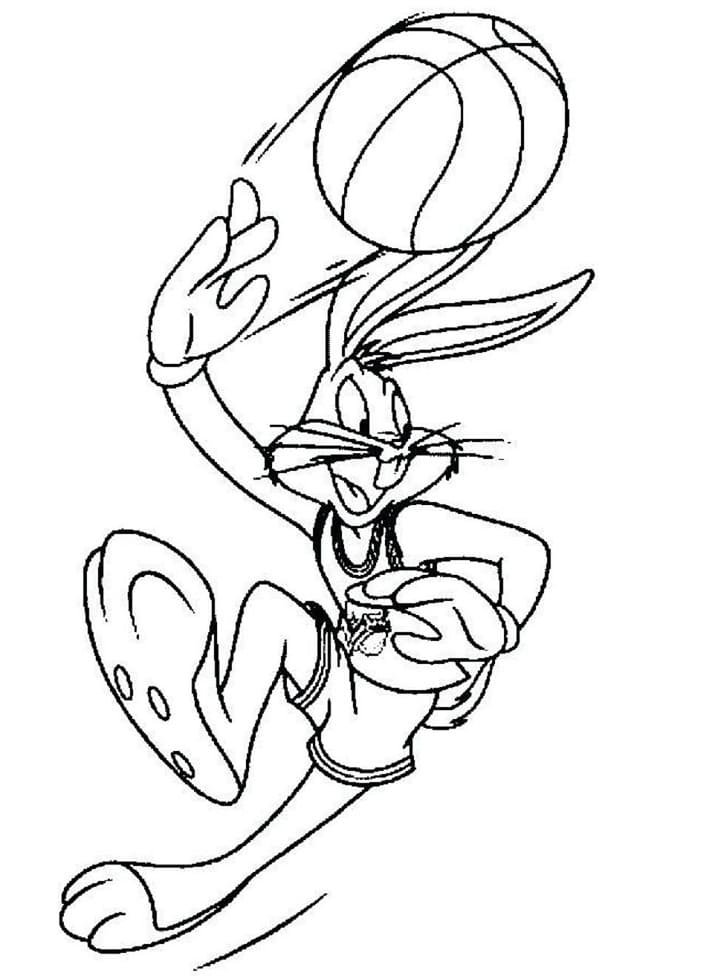 Space jam coloring pages printable for free download