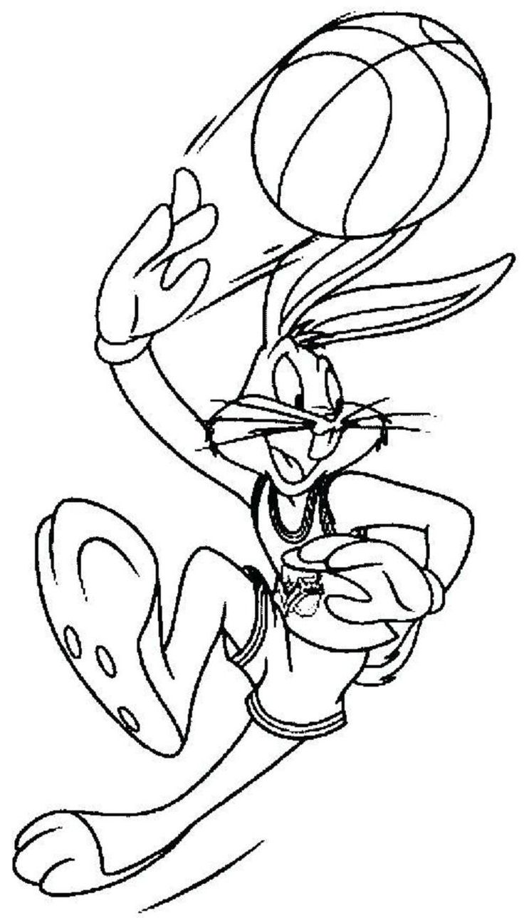 Space jam coloring pages