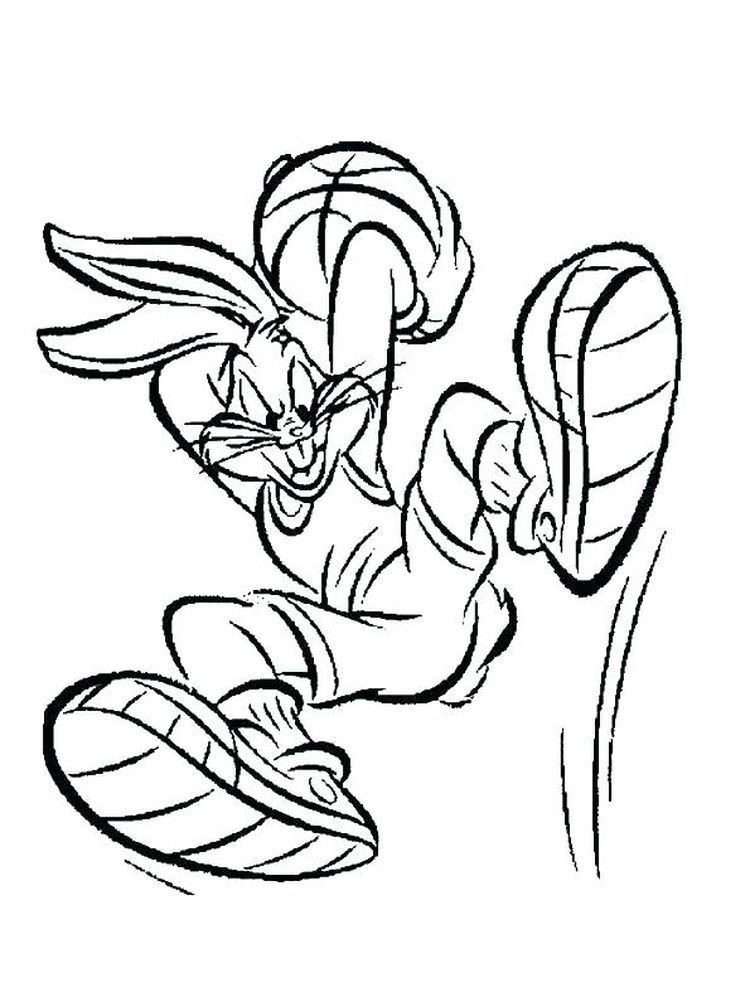 Space jam coloring pages