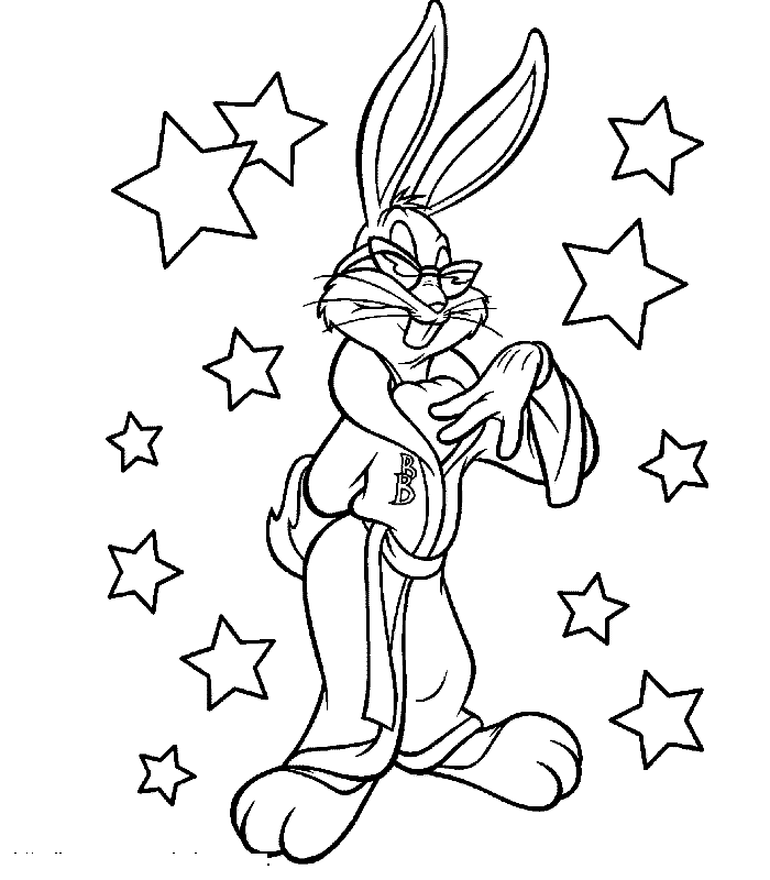 Space jam looney tunes coloring pages
