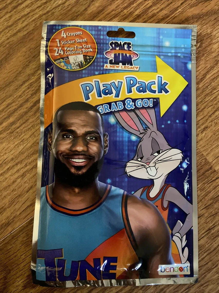 Space jam a new legacy play pack grab and go crayons stickers loring book