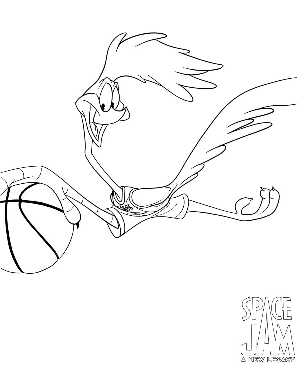 Space jam a new legacy coloring pages wonder day â coloring pages for children and adults