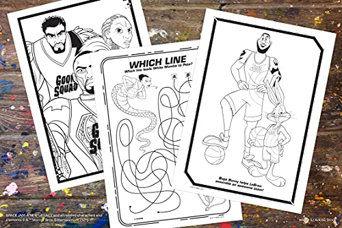 Bendon space jam a new legacy page coloring and activity book with â