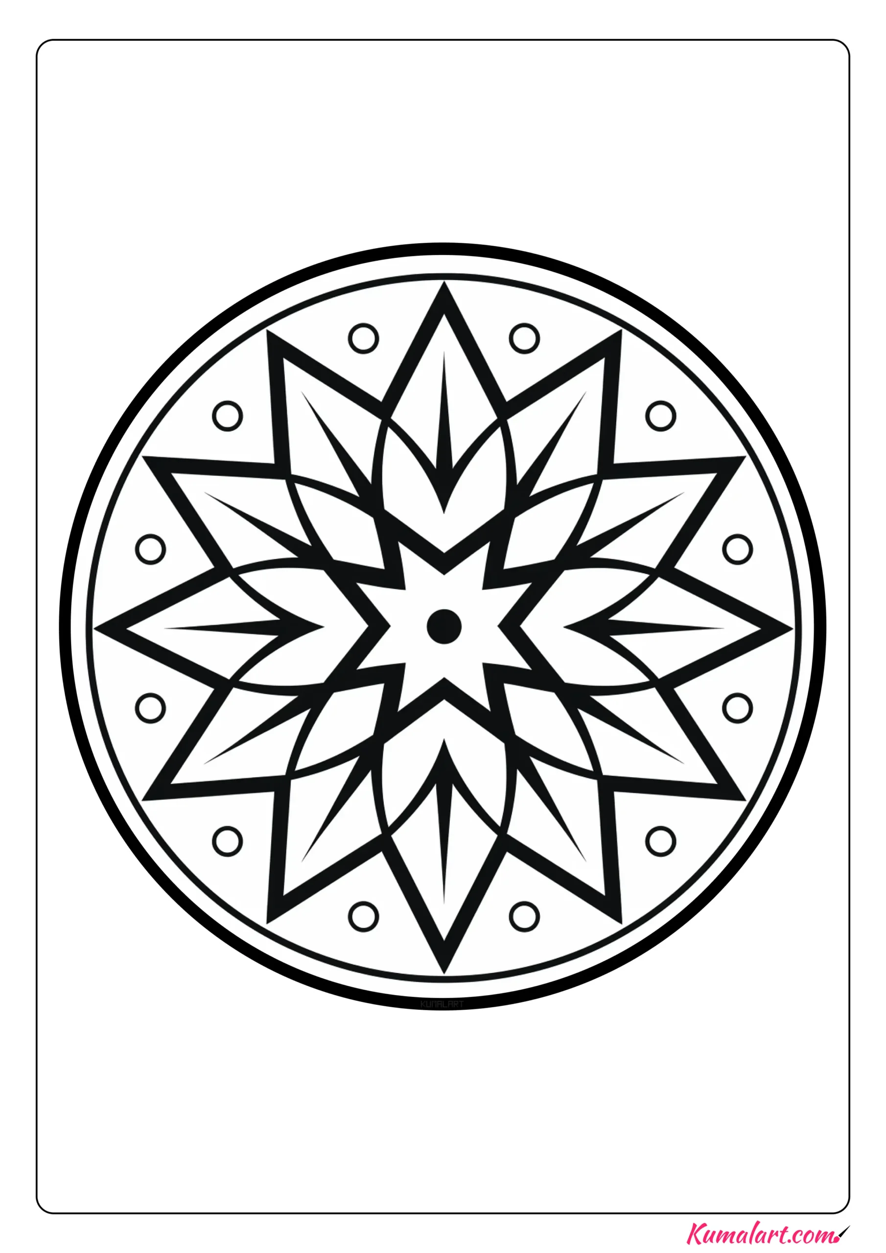 Ð free a space mandala coloring pages