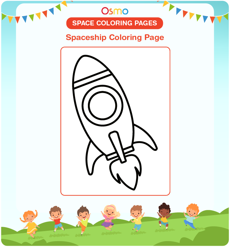 Space coloring pages download free printables for kids