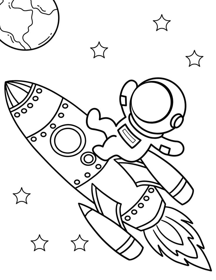 Space coloring pages space pdf space printables space coloring pages space activity sheets rocket coloring astronaut print planets instant download