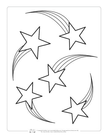 Space coloring pages for kids