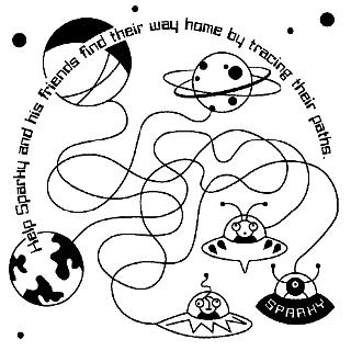 Space and astronomy free coloring pages