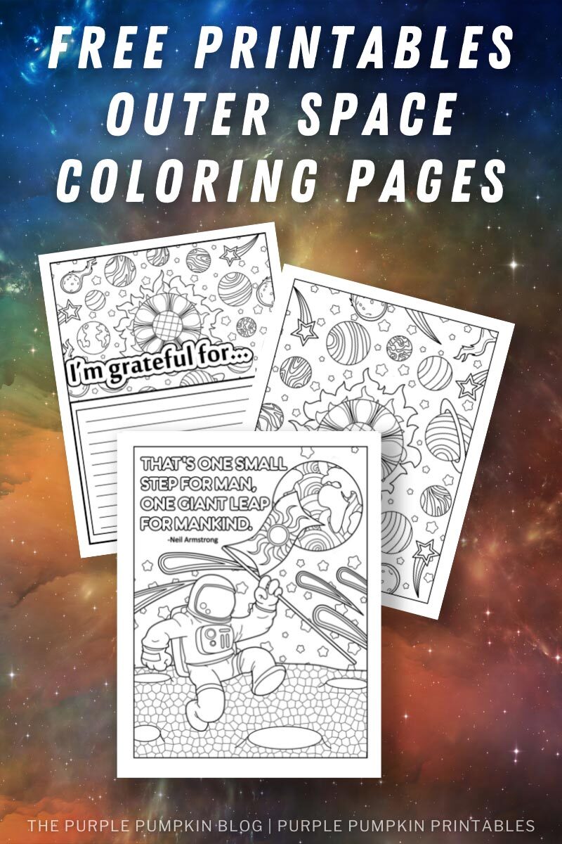 Free printable outer space loring pages for adults