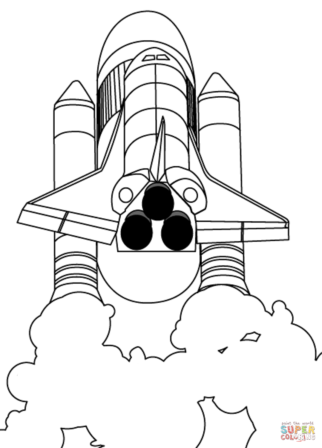 Space shuttle launch coloring page free printable coloring pages