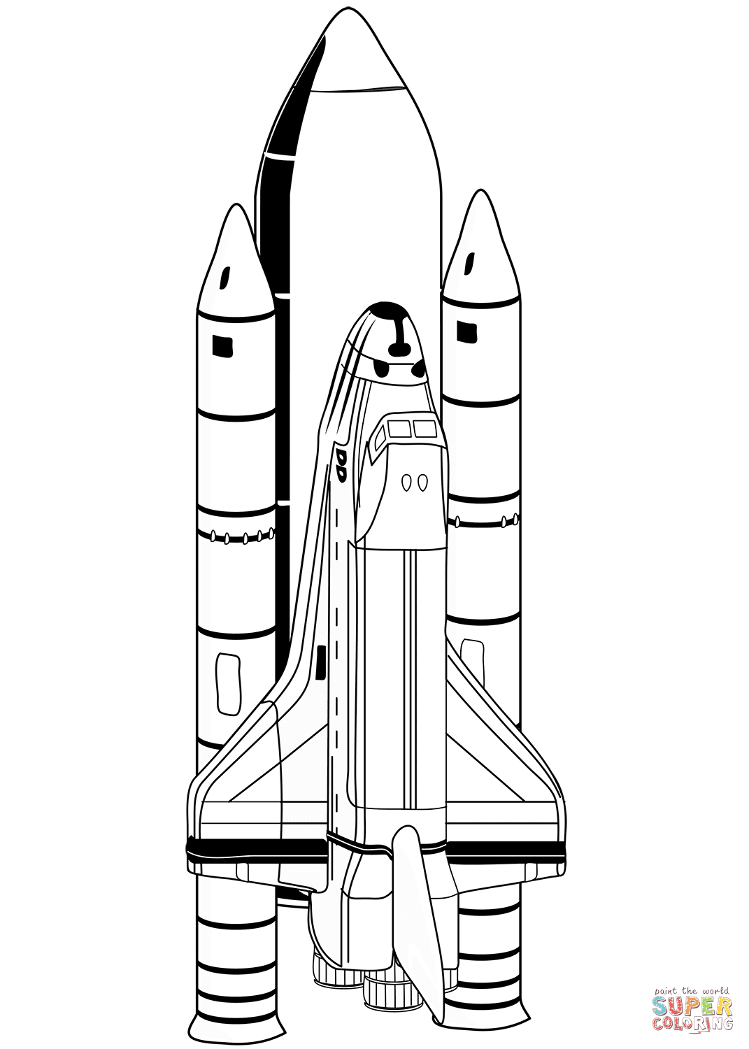 Space shuttle coloring page free printable coloring pages