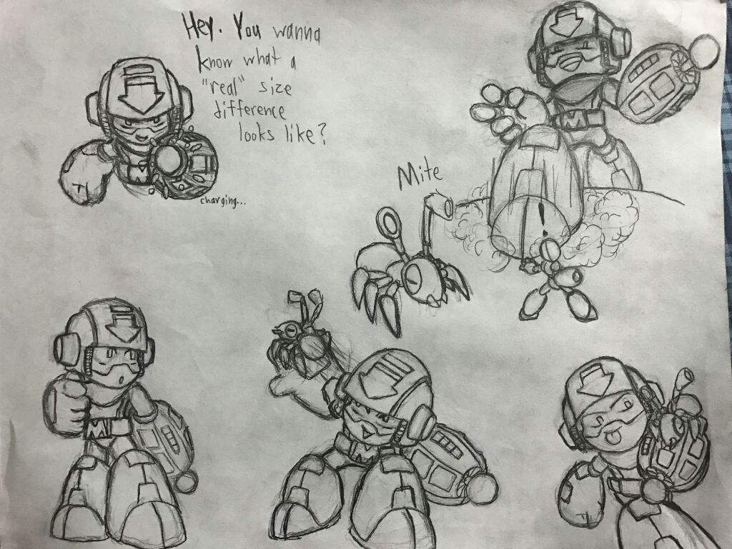 Oc robot master shrink woman megaman amino