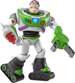 Toy story ultimate space ranger buzz lightyear figure in movie scale with lights sounds astro gear storytelling accessories jet pack blaster claw moon boots helmet toys games