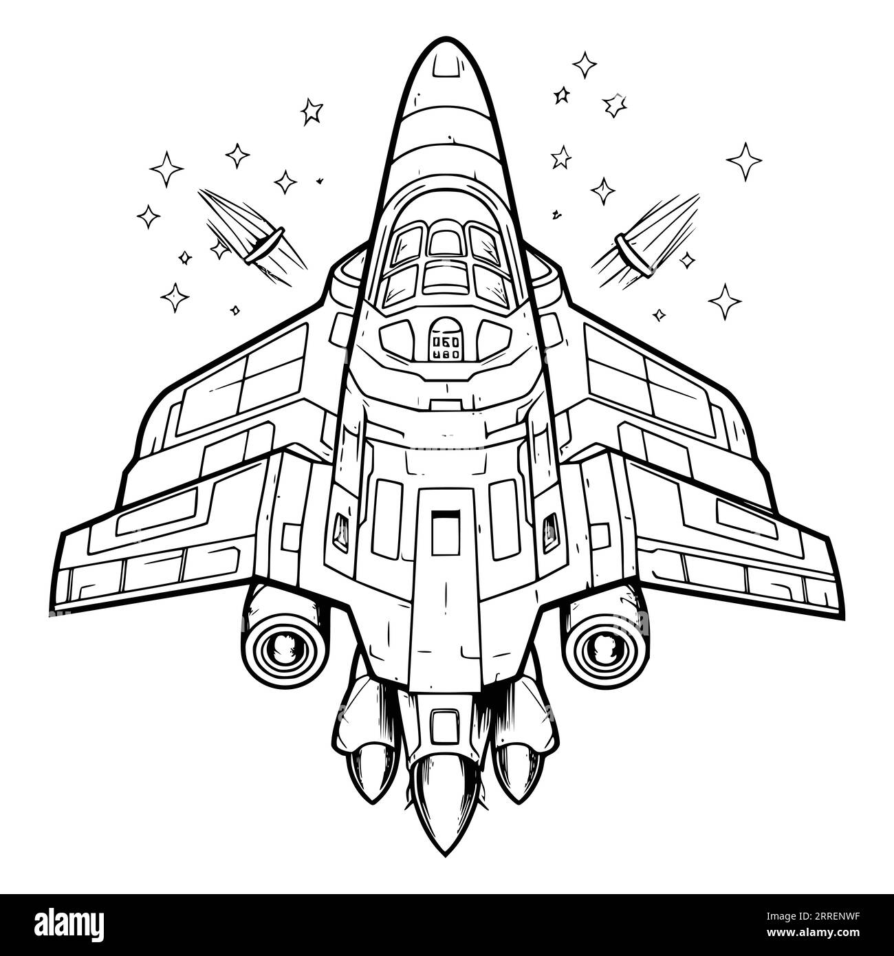 Spaceship coloring pages printable hi