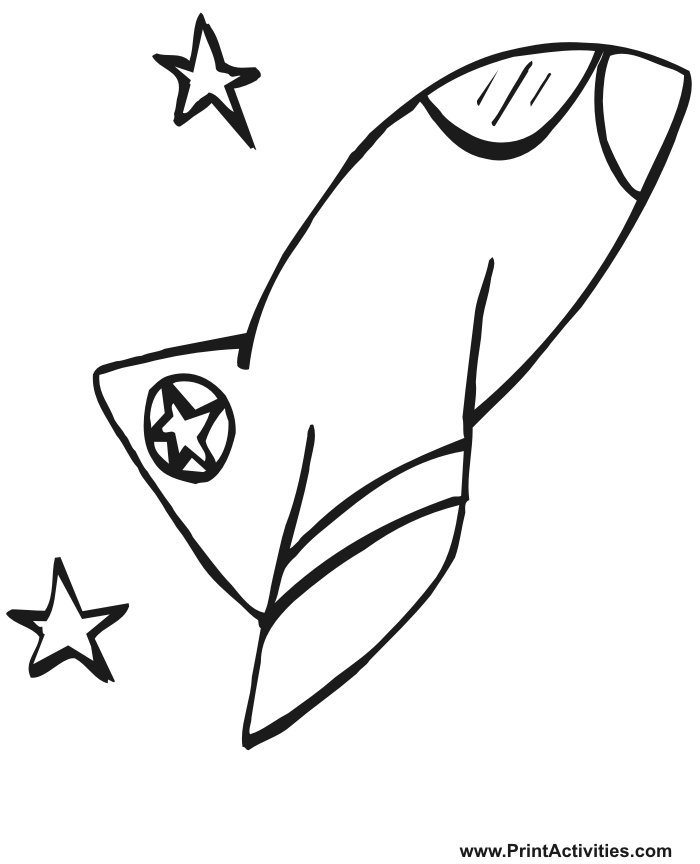 Spaceship coloring page space coloring page cartoonish spaceship