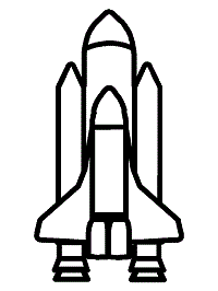 Outer space coloring pages