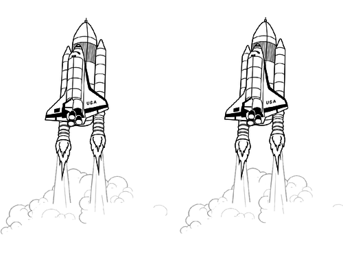 Space shuttle coloring pack teaching resources