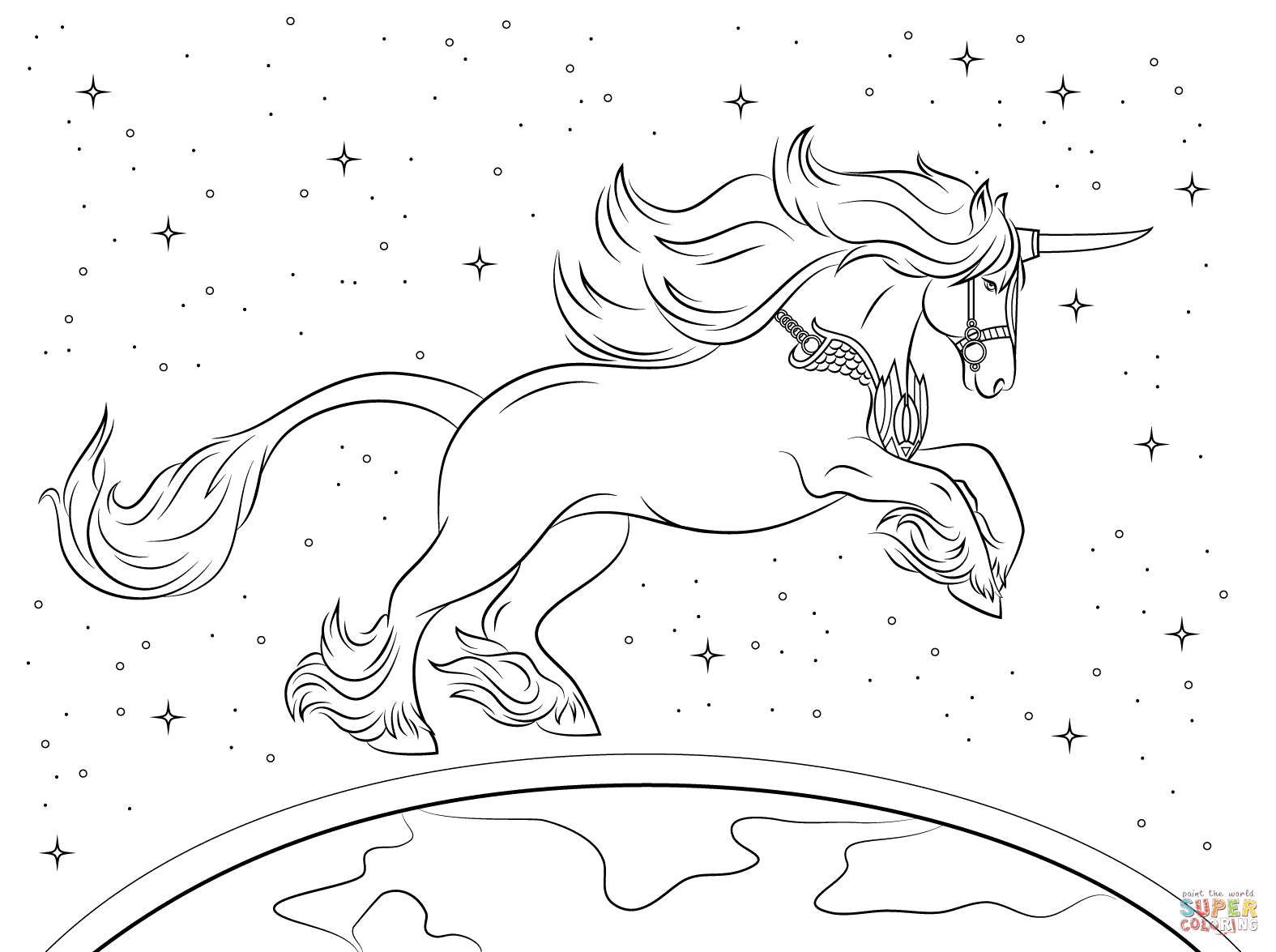 Unicorns ran in outer space coloring pages for kids dkn printable unicornsâ pãginas para colorir de unicãrnio unicornio para colorir colorir hora de aventura