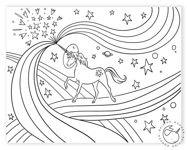 Single coloring page