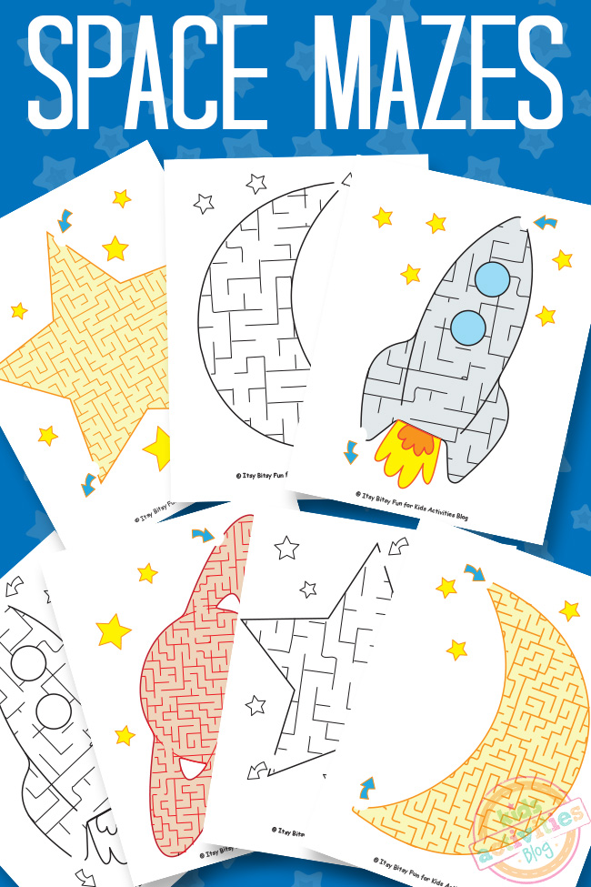 These free printable mazes for kids are out of this world kids activities blog