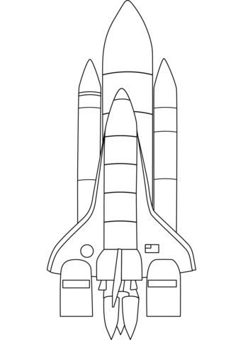 Space shuttle columbia coloring page free printable coloring pages