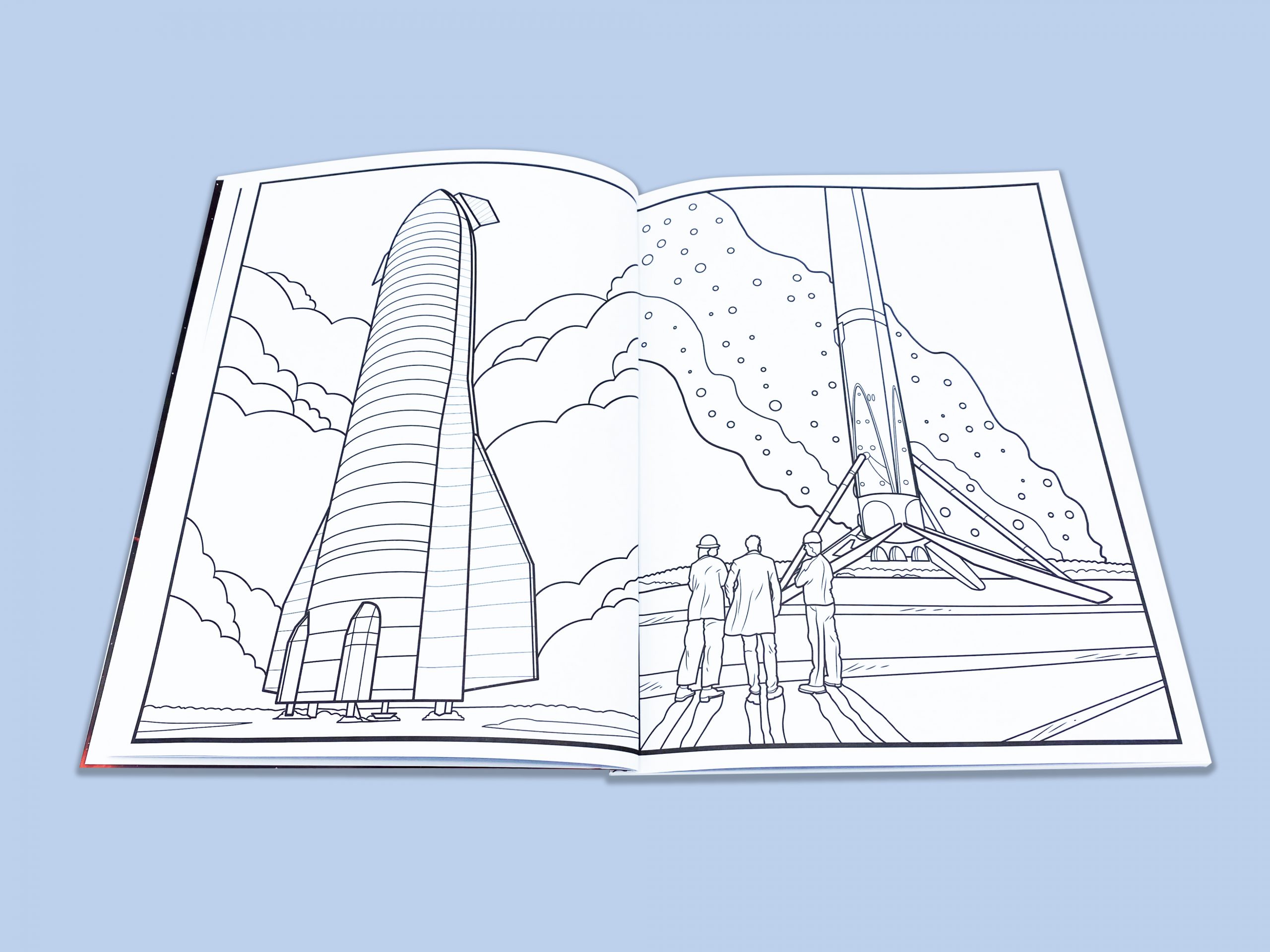 Page starman spacex coloring book â the adventures of starman