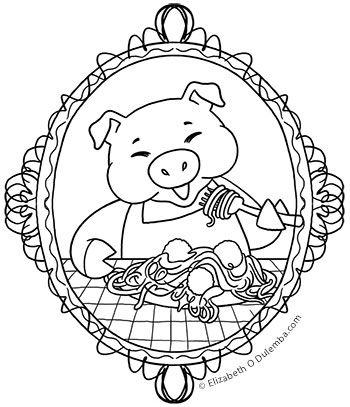 Coloring page tuesday