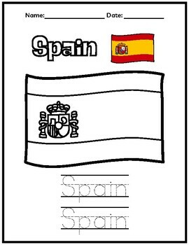 European countries flags coloring pages handwriting practice by qetsy