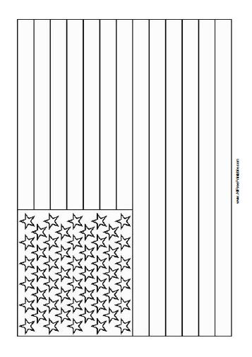 American flag coloring page â free printable