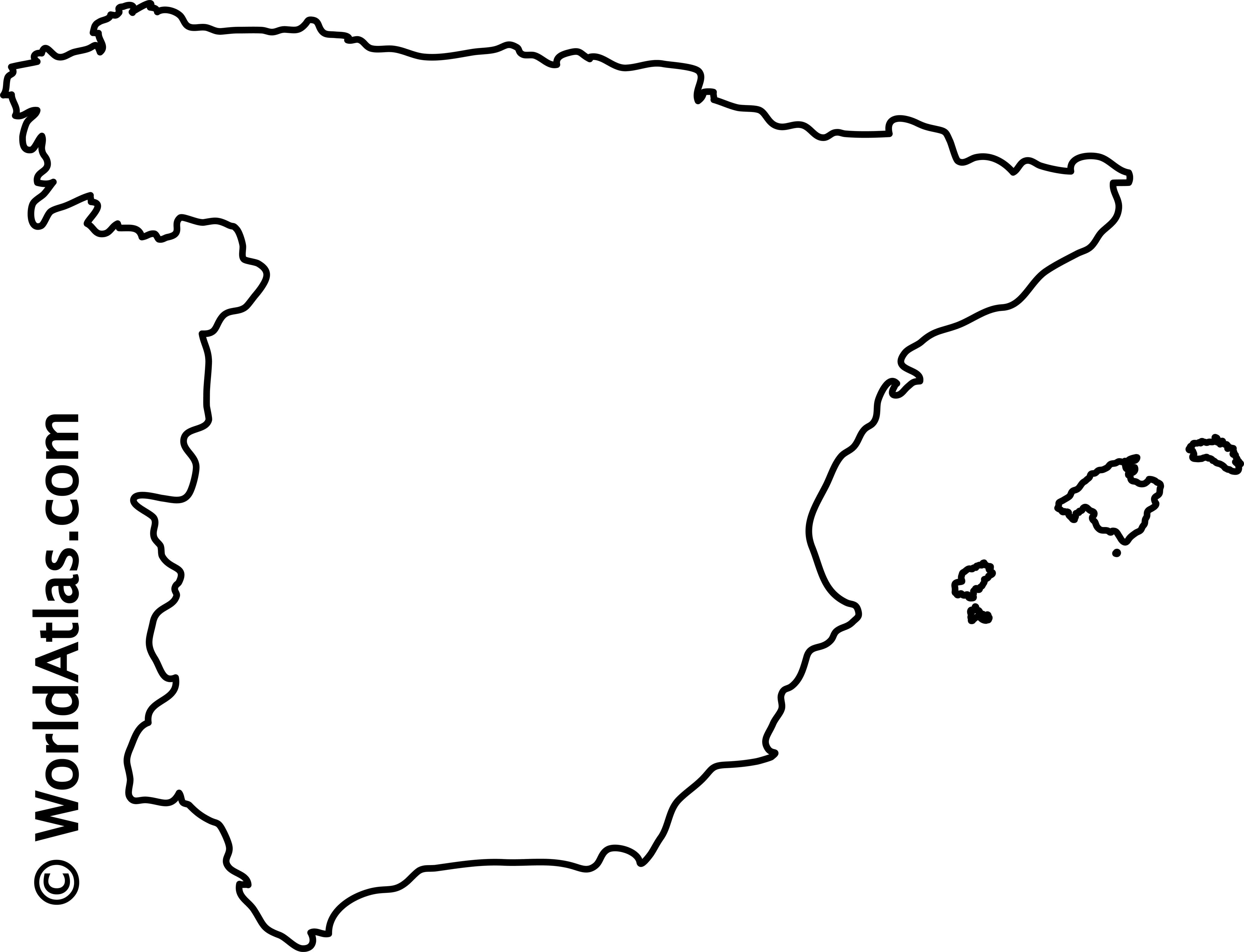 Spain maps facts