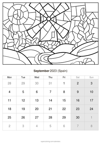 September calendar