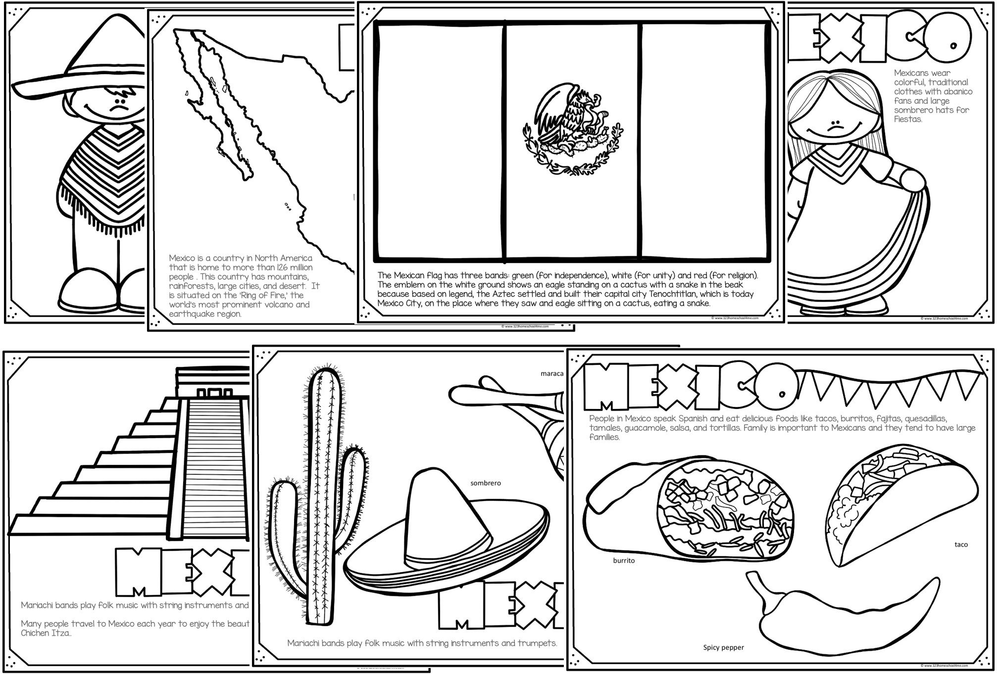 Read color learn country coloring pages