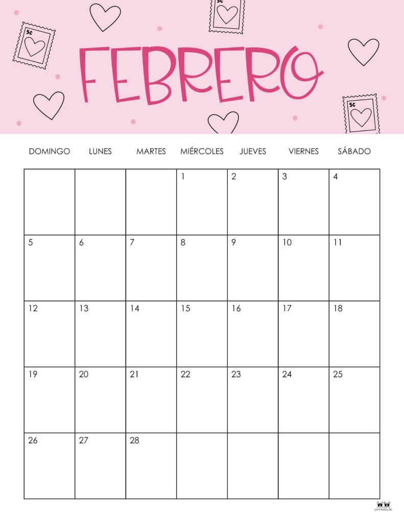 February calendars