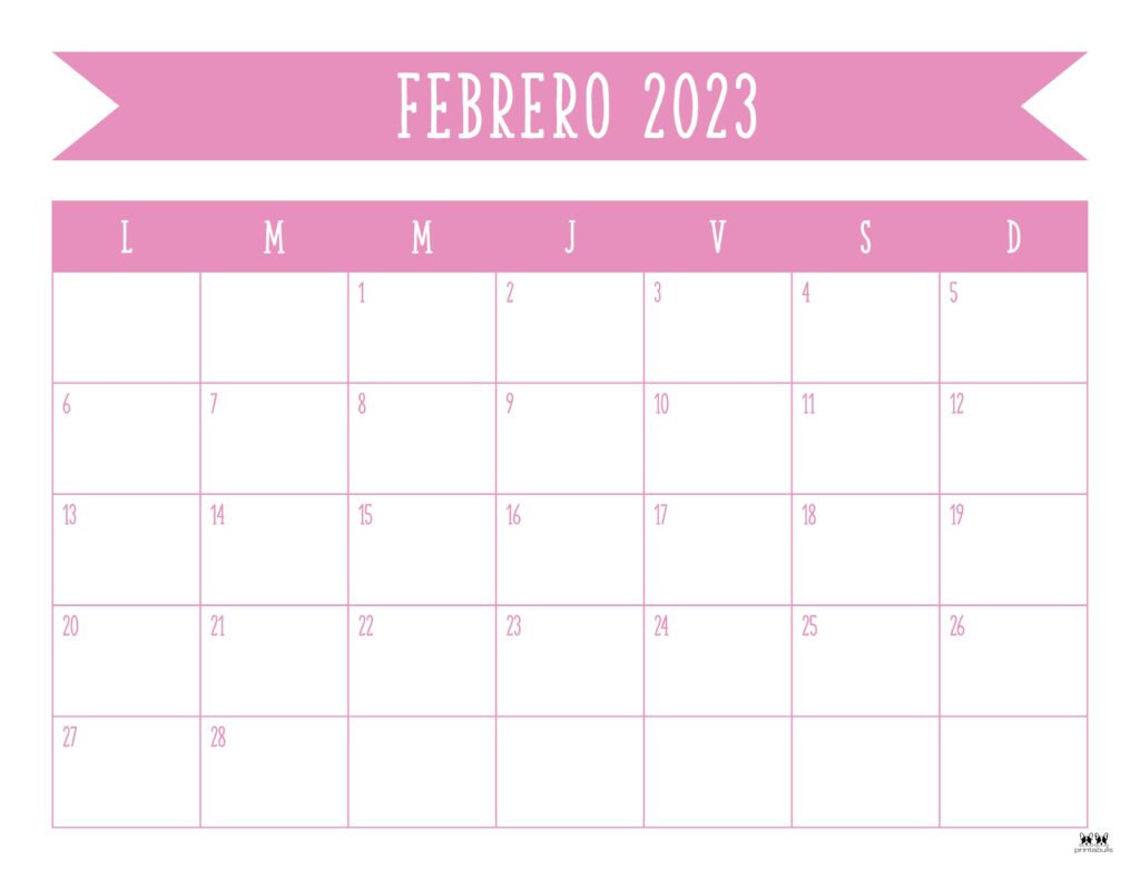 February calendars