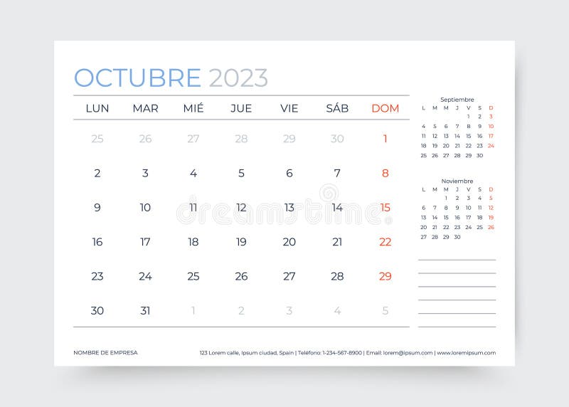 Spanish calendar stock illustrations â spanish calendar stock illustrations vectors clipart