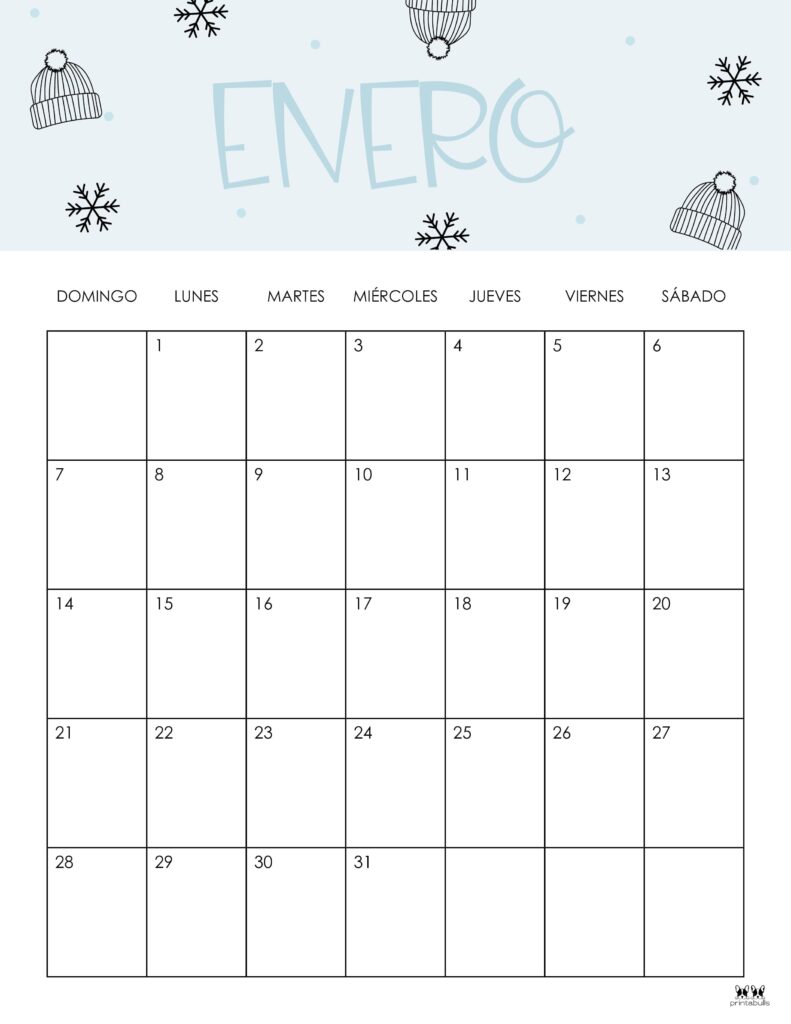 January calendars