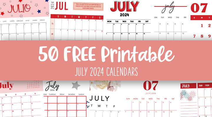 July calendars