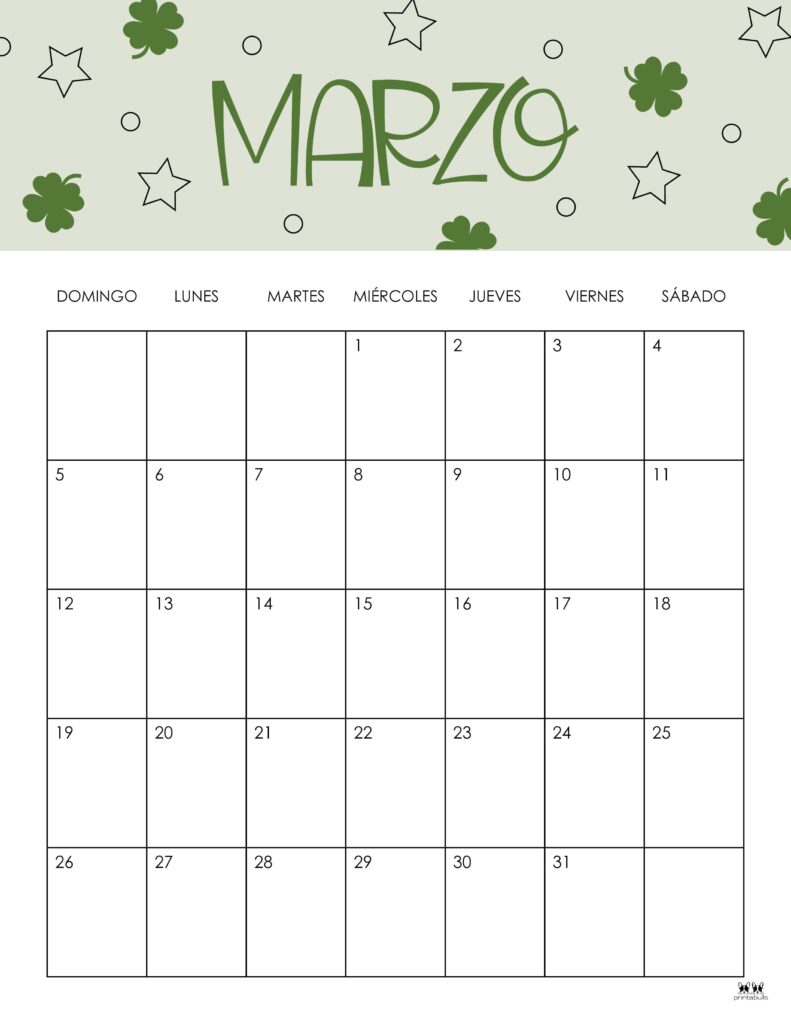 March calendars