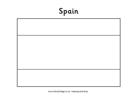 Spain flag colouring page flag coloring pages spain flag american flag coloring page