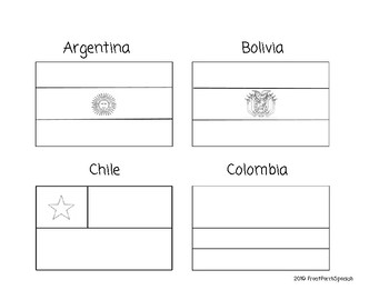 Flags of the world coloring sheets