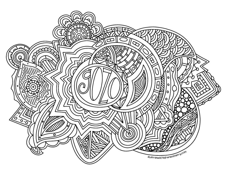 Esperanza paz gozo y amor coloring pages â illustrated ministry